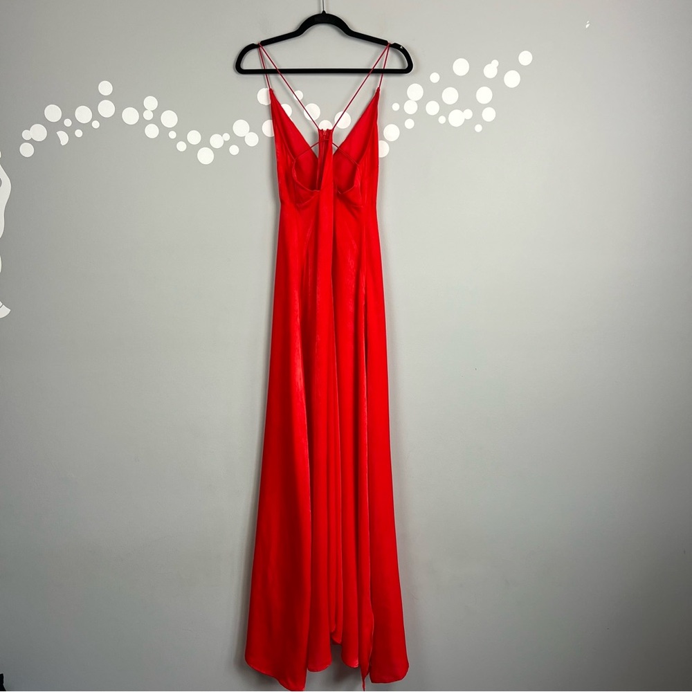 Prettylittlething Extreme Split Strappy Back Maxi… - image 8